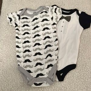 2 Pack! Gentlemen Onesies!